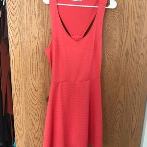 Coral summer dress